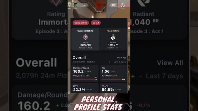 Valorant Tracker's Mobile App