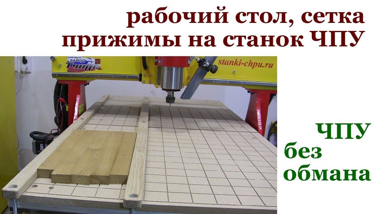 Прижимы на станок с ЧПУ. смотреть онлайн