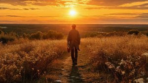 Родная картина. К.Бальмонт. SUNO AI.
