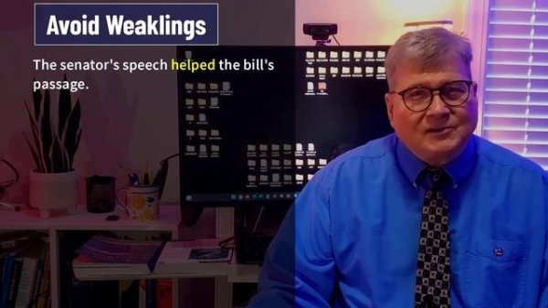 Improve Your Academic Writing: Tip #7 Say No to Weaklings