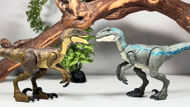 Mattel Hammond Collection Velociraptor Blue & Owen Grady Review!! Jurassic World New 2024