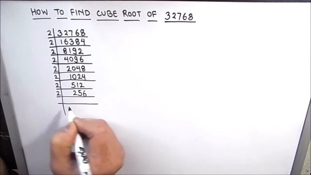 How to Find Cube Root of 32768 / 32768 cube root by prime factorization / Prime Factors of 32768 смотреть онлайн
