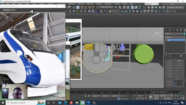 3DsMax Tutorials, Learn 3D Modeling Vande Bharat Express Train from Scratch in 3Dsmax ( Part 5) смотреть онлайн