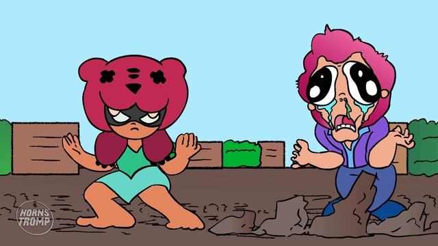 BRAWL STARS ANIMATION: CROW VS SHELLY VS NITA смотреть онлайн