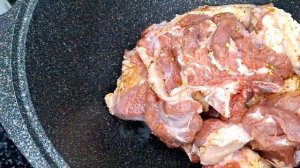 БАРАНИНА В КАЗАНЕ ПО УЗБЕКСКИ В СОБСТВЕННОМ СОКУ