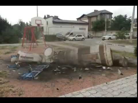 Падение спутника на гаспринского