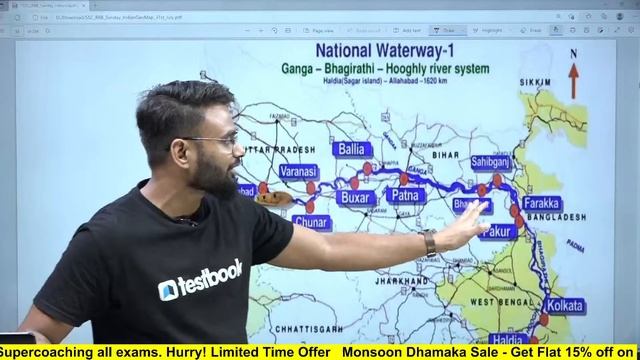 Complete Indian Geography | Through Maps | SSC MTS | PHASE 10 | GROUP D | By Gaurav Sir смотреть онлайн