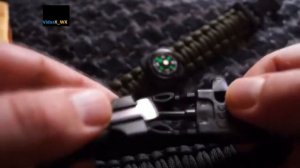 Посилка из Китая   Браслеты Выживания с огнивом+компас+ свисток