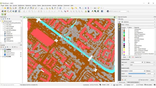 Intersection of vector data with #point cloud in #QGIS смотреть онлайн