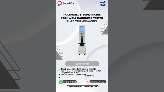 Rockwell & Superficial Rockwell hardness tester 1 смотреть онлайн