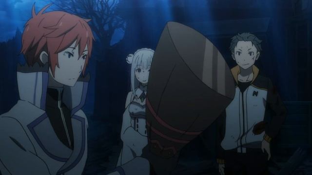 Удивлён что ты цел если бы не это опа разрублено (Re Zero 03) смотреть онлайн