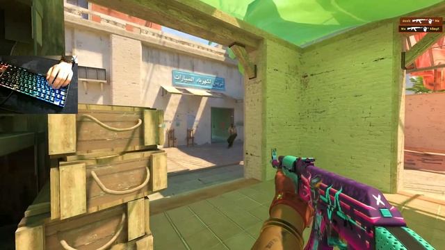 AK-47 | Neon Rider & Keyboard and Mouse ASMR 😴 144 Hz Relaxing CS2 Gameplay смотреть онлайн