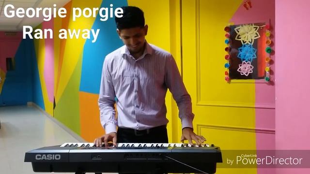 Georgie porgie Pudding And Pie | Nursery Rhyme with lyrics English смотреть онлайн