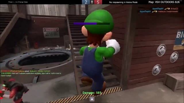 Team Fortress 2 Freak Fortress 2 (Vs The Mario Bros Gameplay) (German) смотреть онлайн