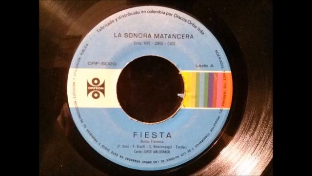 Fiesta - LA SONORA MATANCERA canta JORGE MALDONADO смотреть онлайн
