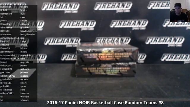 2016-17 Panini NOIR Basketball Case Random Teams #8 ~ 4/15/18 смотреть онлайн