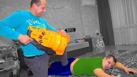 Толя проучил Брата. Коля такого НЕ ОЖИДАЛ. Нерф БИТВА. НЕРФ БРОС ШОУ смотреть онлайн