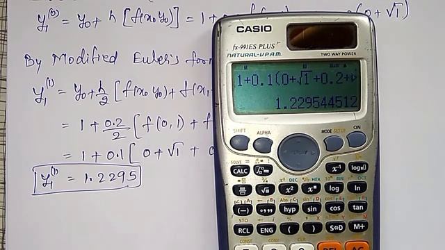 Modified Euler's method to find numerical solution of dy/dx=x+sqrt(y) || 18mat31|| Dr Prashant Pati смотреть онлайн