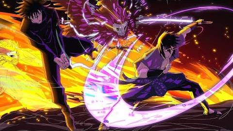 Саске ПРОТИВ Мегуми | Naruto Vs Jujutsu Kaisen