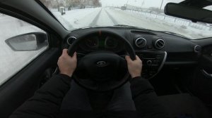 2017 LADA GRANTA SPORT 1.6L (114HP) POV CITY DRIVING