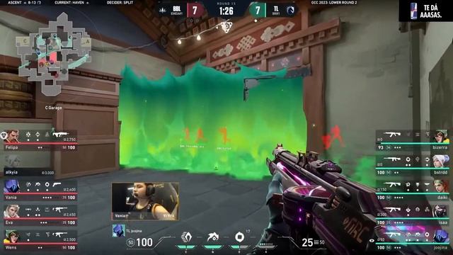 Team Liquid x BBL Queens | Mapa 2 Haven | VALORANT Game Changers Championship 2023 смотреть онлайн