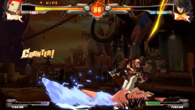 GUILTY GEAR Xrd -REVELATOR- 2: Faust Gameplay #1 смотреть онлайн