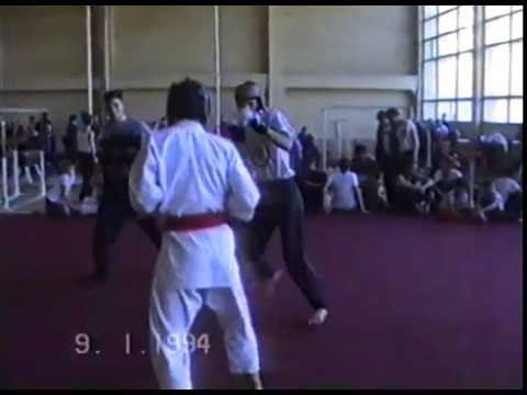 Чемпионат Евпатории по карате и кикбоксингу. 9 января 1994.