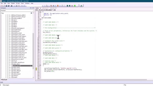 Урок по STM32 N27 Virtual COM Port