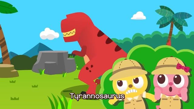 T-Rex Song | Miniforce | Nursery rhymes | Dinosaur Songs | Mini-Pang TV Kids Song смотреть онлайн