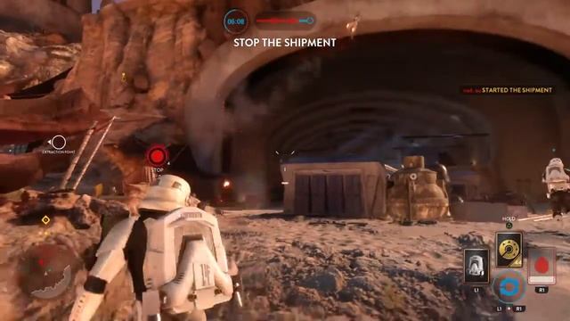 Battlefront - Outer Rim DLC - INSANE Greedo/DL-18 Killstreak BEST Extraction Gameplay смотреть онлайн
