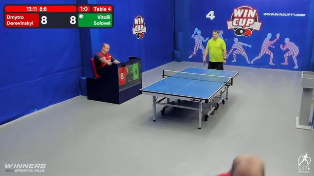 06:30 Деревинский Дмитрий 3-1 Соловей Виталий стол 4 ЮГ-7 30.07.22 смотреть онлайн