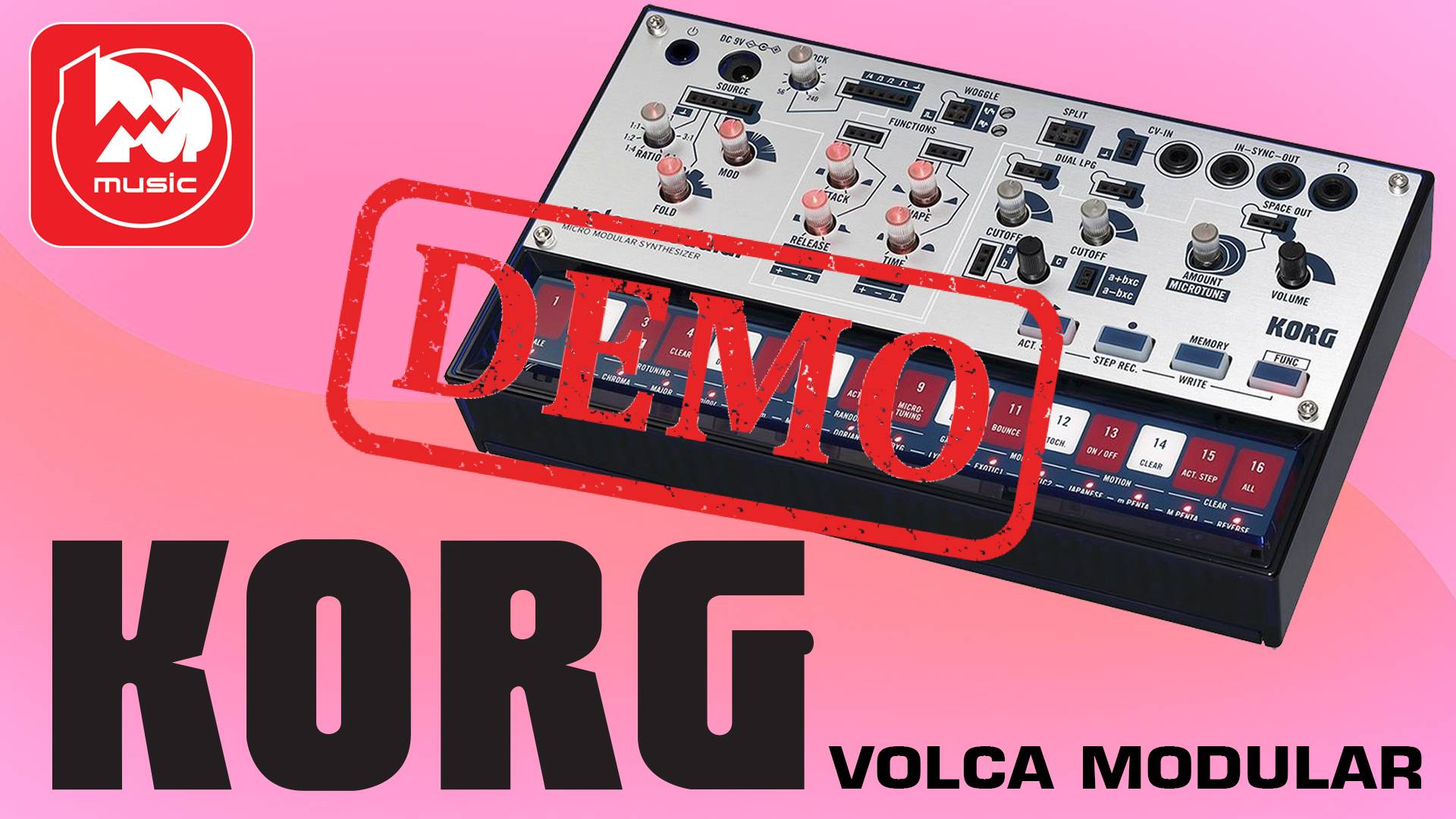 Синтезатор KORG VOLCA MODULAR - демонстрация звучания смотреть онлайн