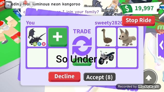 What People Trade For Neon Shadow Dragon?😱||Roblox Adopt Me! смотреть онлайн