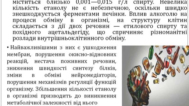 Урок 22 Негативний вплив на метаболізм токсичних речовин Знешкодження токсичних сполук в організм смотреть онлайн