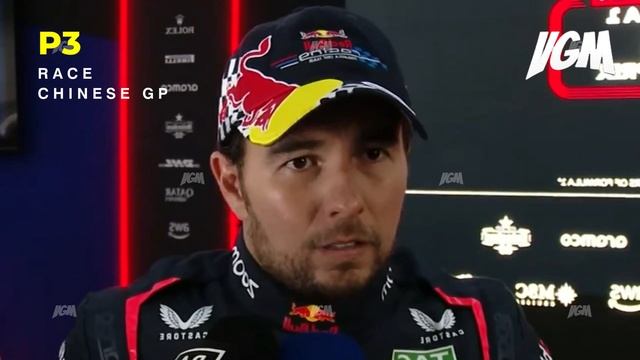 ENTREVISTA CHECO PÉREZ POST CARRERA GP CHINA 2024 смотреть онлайн