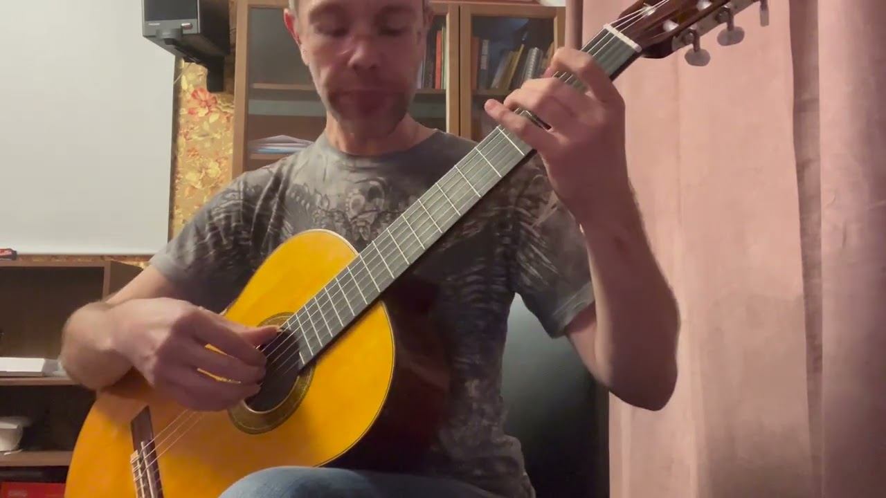 Artisan Classic guitar by Anatoly Pustovalov. Spruce top, Maple back&sides.1994. смотреть онлайн