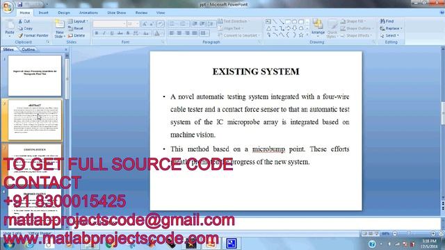 Improved Image Processing Algorithms for Microprobe Final Test смотреть онлайн