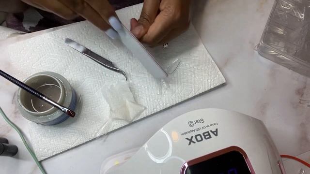 💎GEL OVERLAY NAIL EXTENSIONS💎 *SHORT NAILS EDITION* on MYSELF 😏 смотреть онлайн