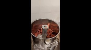 Модернизация куттера для колбасы. Модернизированный куттер для измельчения мяса.