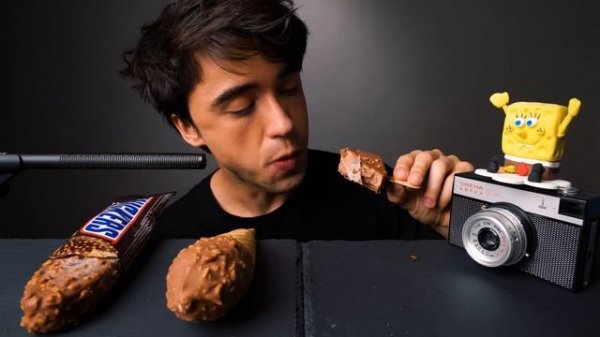 ASMR CANDY ICE CREAM BARS (SNICKERS, MAGNUM, MARS, OREO, TWIX, TOBLERONE, BOUNTY, KINDER) 리얼사운드 먹방