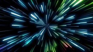 Психоделика - Заставка - Красочные летящие неоновые частицы света