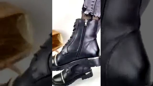 2964 Модные женские зимние ботинки смотреть онлайн