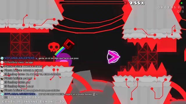 🔴 CraZy II 54% (Insane Demon) #10 | Geometry Dash 2.2 смотреть онлайн