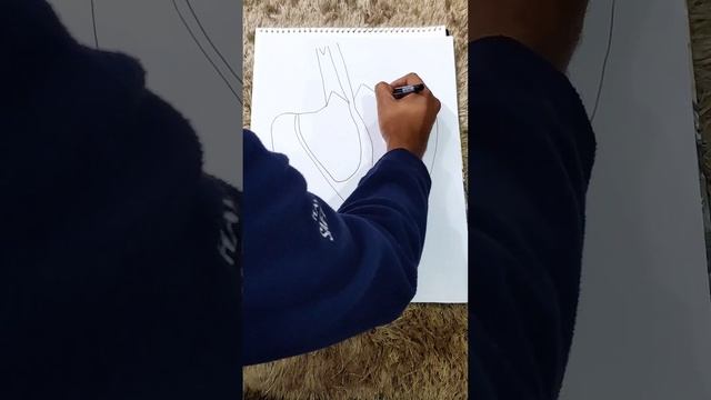 Human Heart diagram, easy method within 1 minute🔥 смотреть онлайн