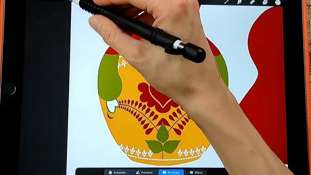 Russian folk postcard tutorial in Procreate in Russian смотреть онлайн