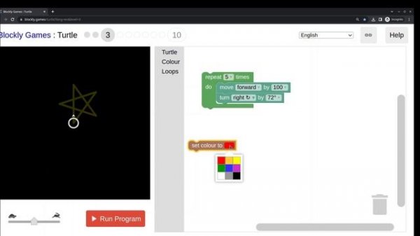 Parents, Your Kids WILL Learn Coding by Playing this Google Blockly Turtle Game!