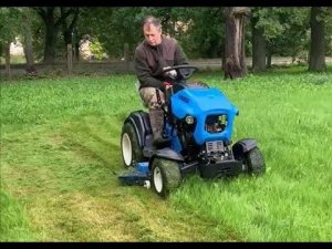 Испытания садового трактора Нева МТ1