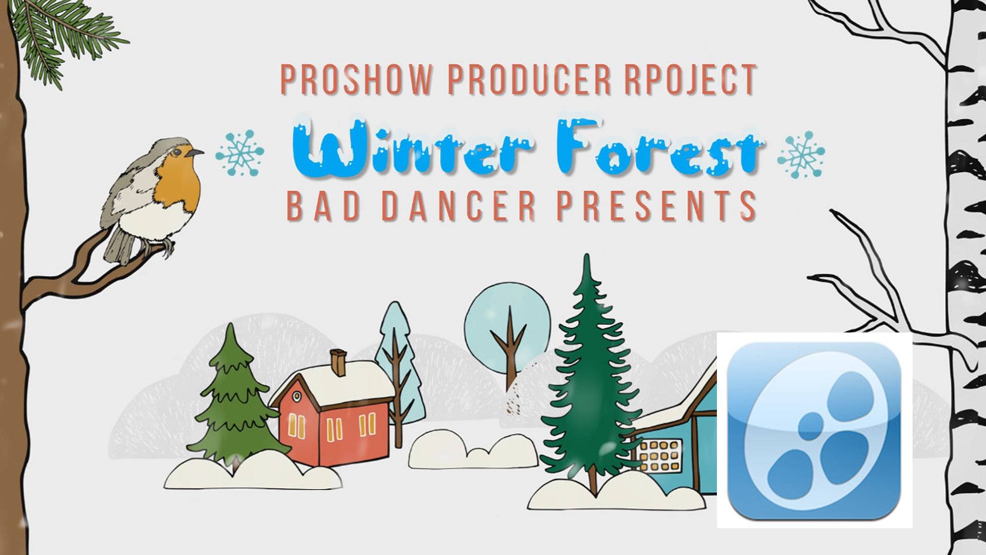 Free Proshow Producer Project - Winter Forest ID 15122020