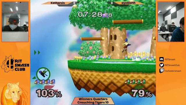 Melee @ Crouching Tigers 10 | Katharsis vs ayeGiohh | Winners Quarters смотреть онлайн