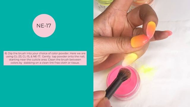 Summer Neon Ombre Nail Art Using Dip Powder | Nail Tutorial by DipWell Nails смотреть онлайн